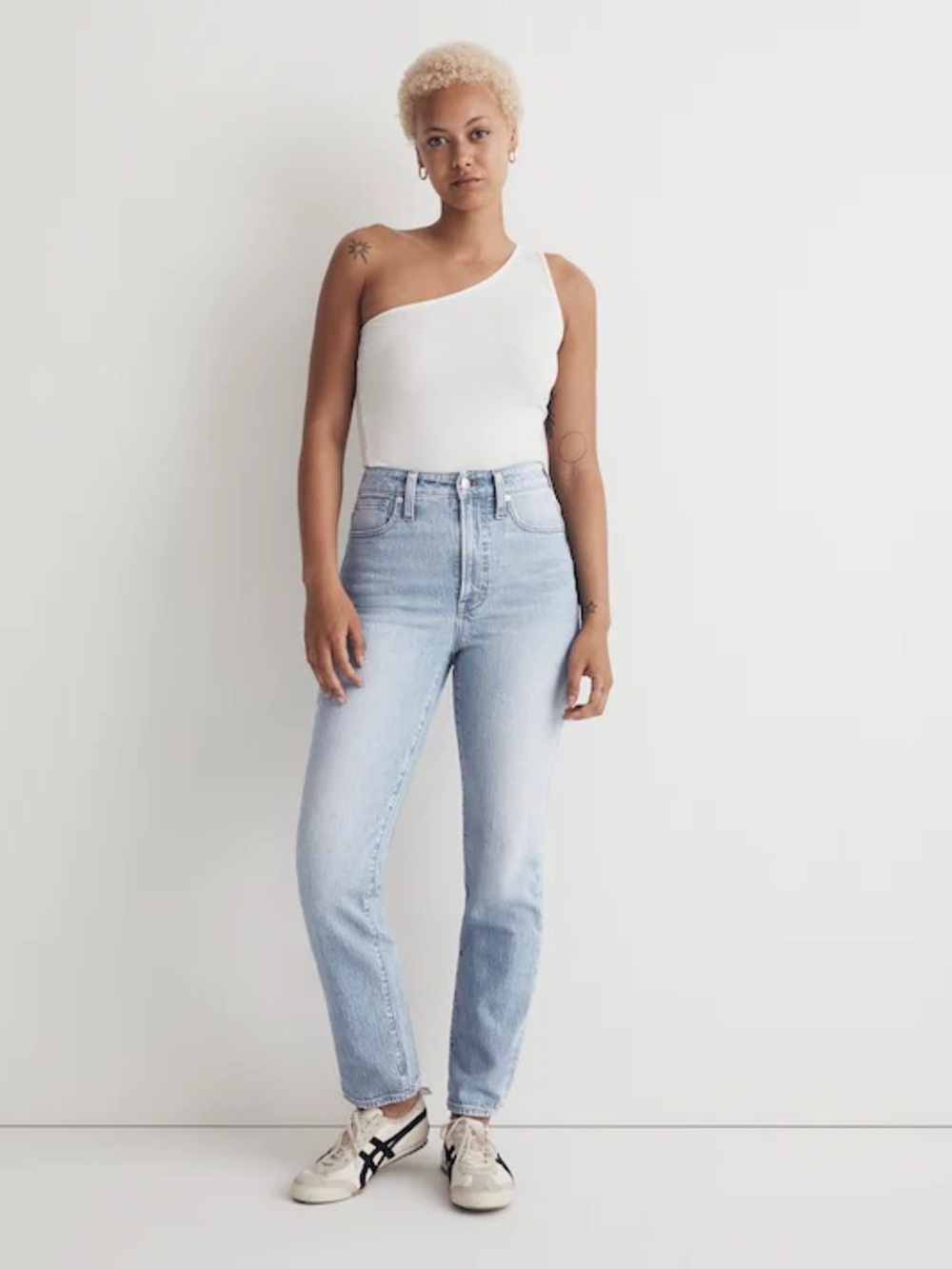 Madewell Curvy Perfect Vintage Jean 28P Light Wash High Rise Straight